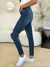Judy Blue Parker Mid Waist Distressed Slim Jeans — product view 2