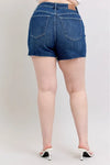 Judy Blue Sloane High-Rise Criss-Cross Waistband Denim Shorts — product view 13
