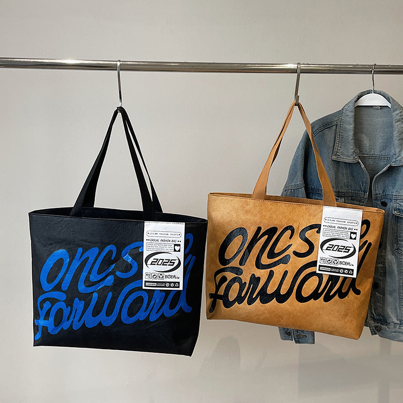 Multifunctional Waterproof Tote Bag | Shoulder & Hand Carry | Black & Khaki