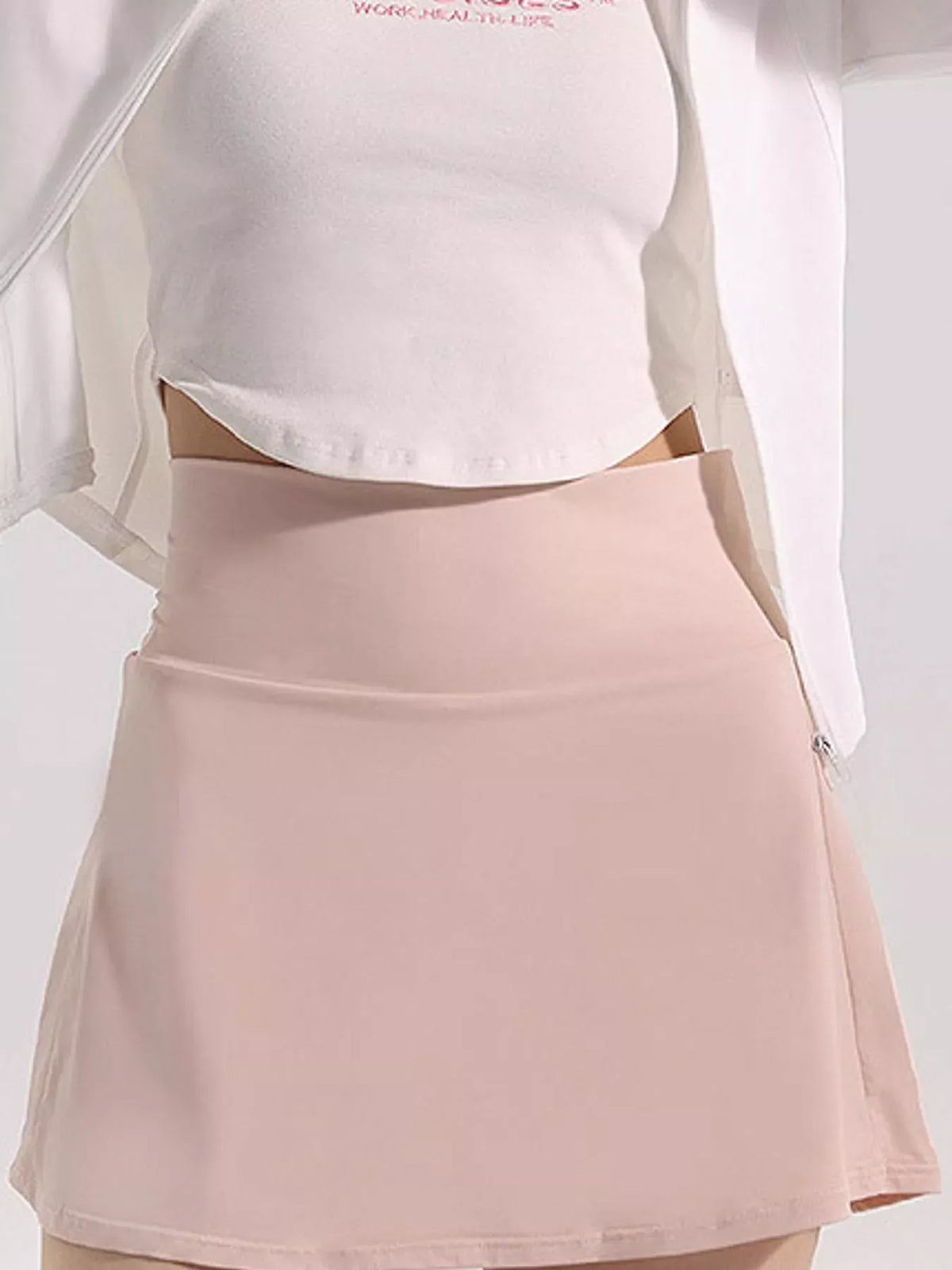 Women's High-Waisted Pleated Active Skirt — photo 28
