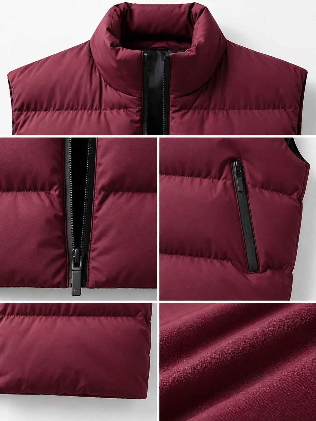 Men's Lightweight Zip-Up Puffer Vest — photo 20