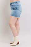 Judy Blue Lennox High-Rise Western Embroidery Detail Cut Off Denim Shorts — product view 17