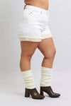 Judy Blue Rowan High-Rise Shearling Cuff Denim Shorts — product view 7