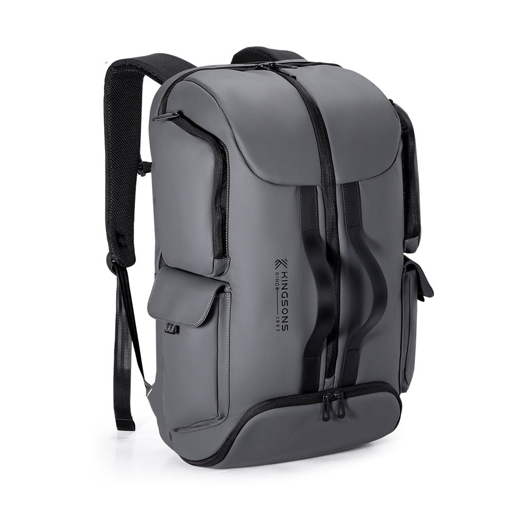Men's Business Backpack With Large Laptop Capacity — Dark Gray