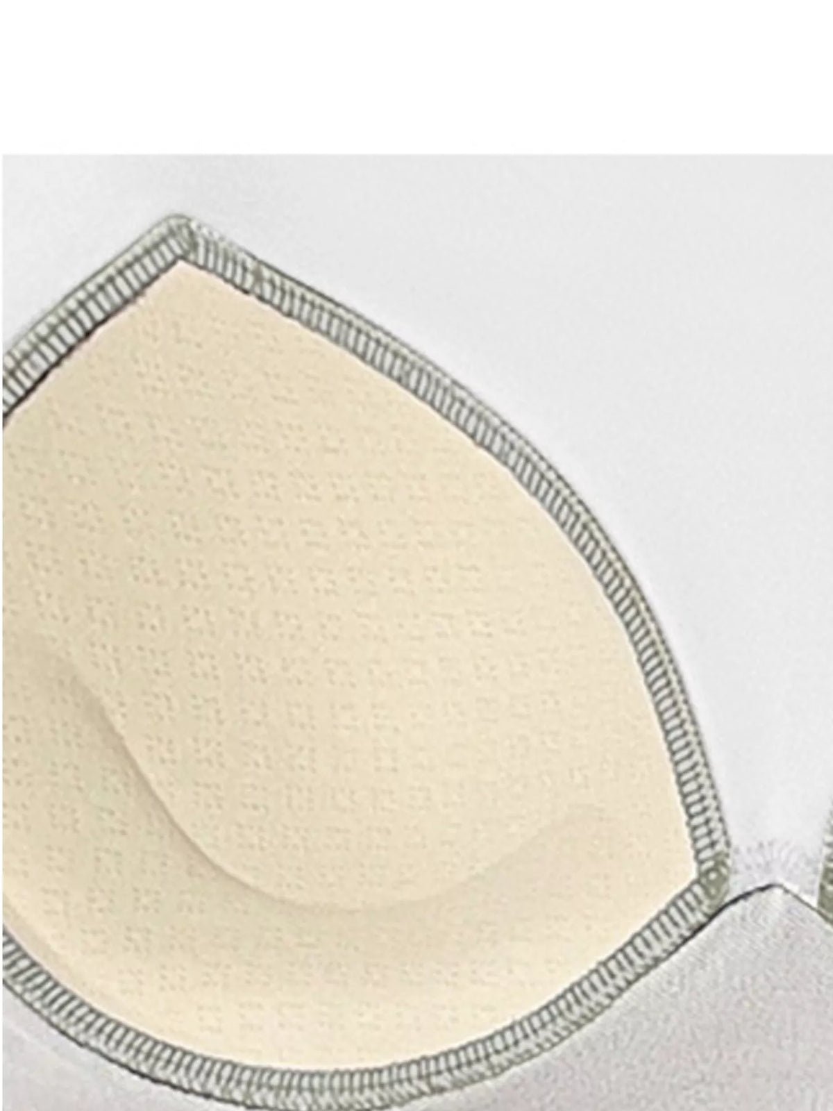 Contrast-Trim Scoop-Neck Sports Bra