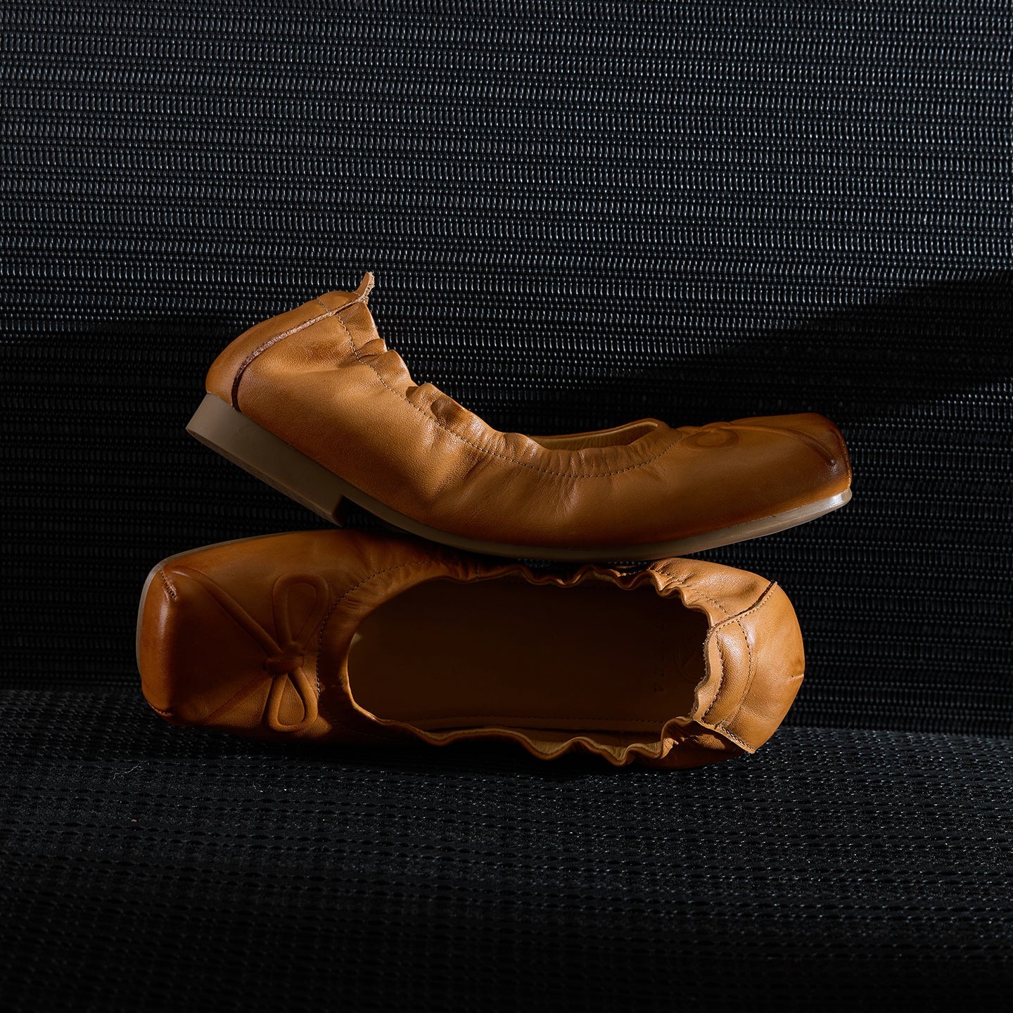 Full Grain Leather Ballet Flats