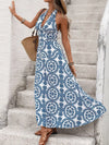 Isla Printed Halter Neck Maxi Dress — product view 5