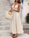 Talia Halter Neck Tiered Dress — product view 1