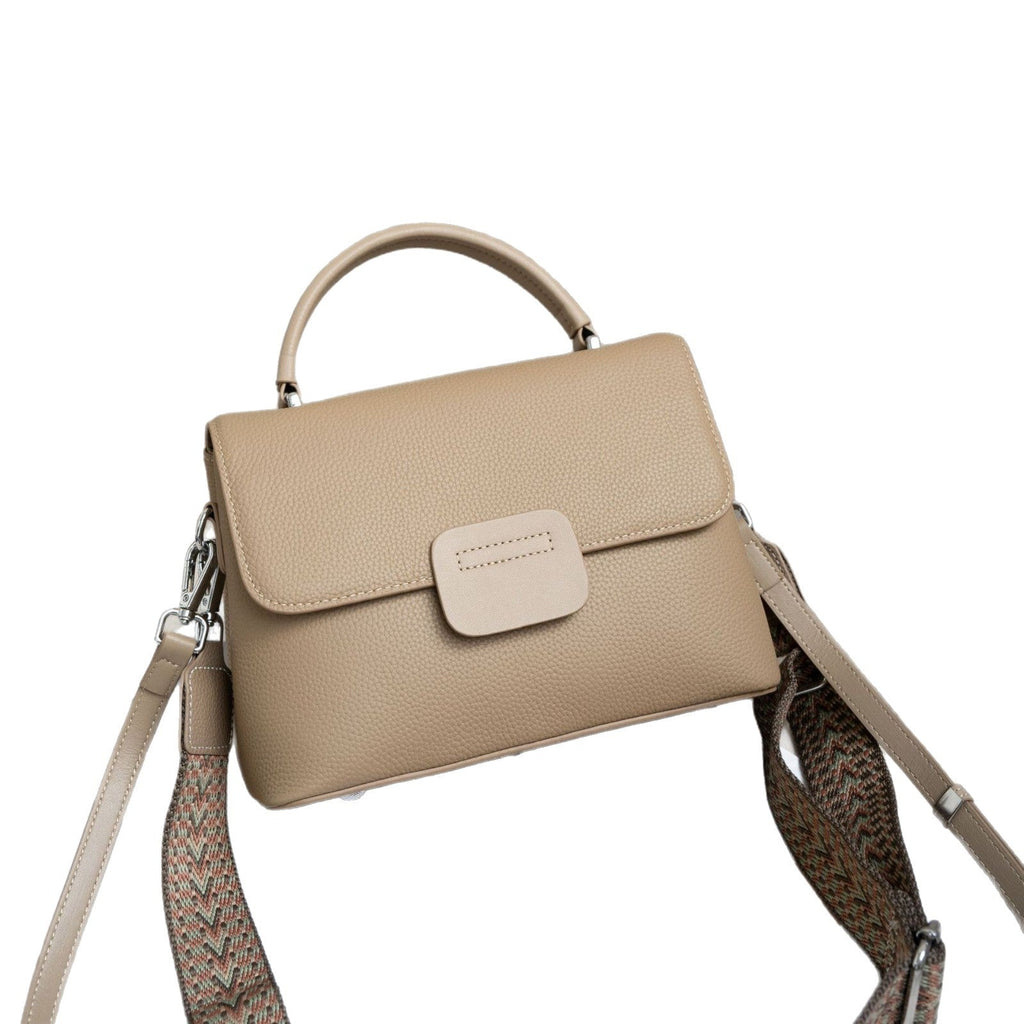 Women's Genuine Leather Tote Bag - Large Capacity Commuter Handbag with Double Straps