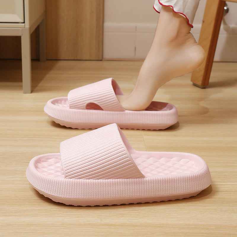 Women's EVA Slippers - Rhombus Stripe Anti-Slip Summer Slides