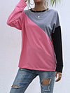 Elara Color Block Crewneck Sweatshirt — product view 5