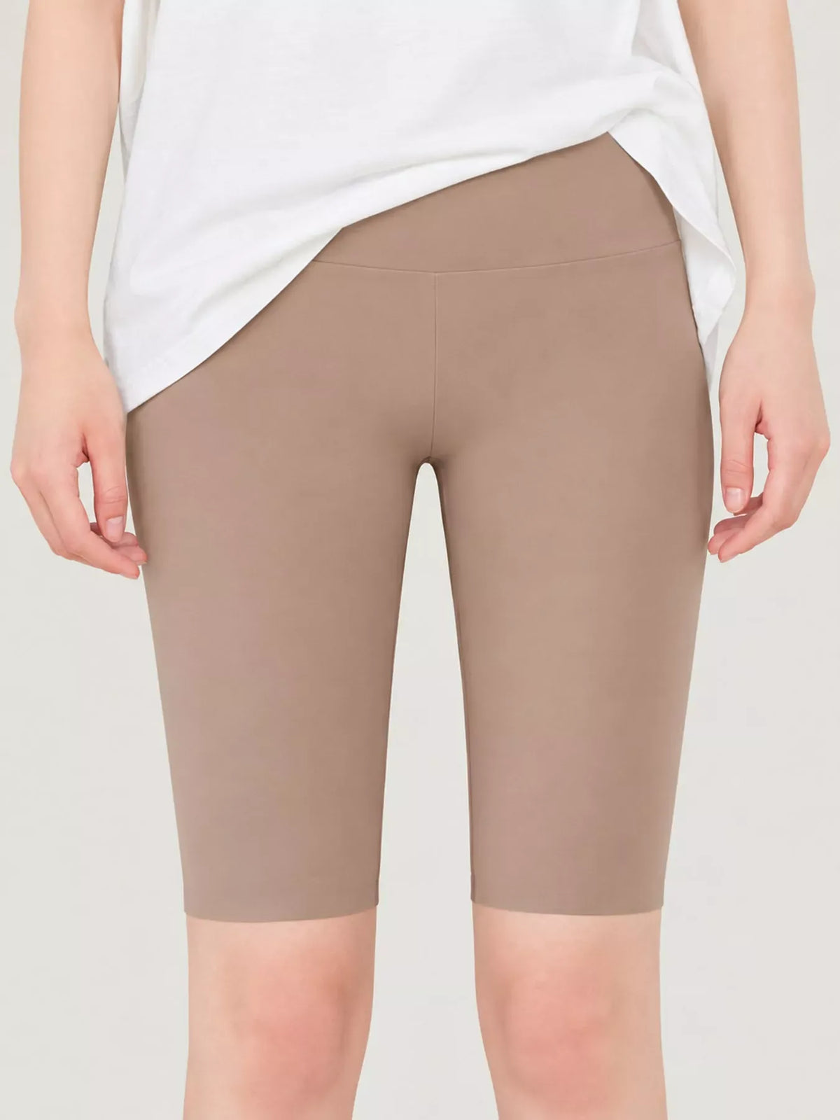 Women's High-Waisted Seamless Compression Shorts – Regular & Plus Sizes — photo 16
