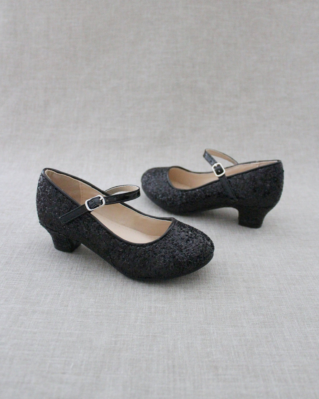 Rock Glitter Mary Jane with Glitter Heels for Girls