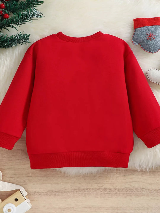 Another view: Wildwood Christmas Santa's My Homie Graphic Sweatshirt