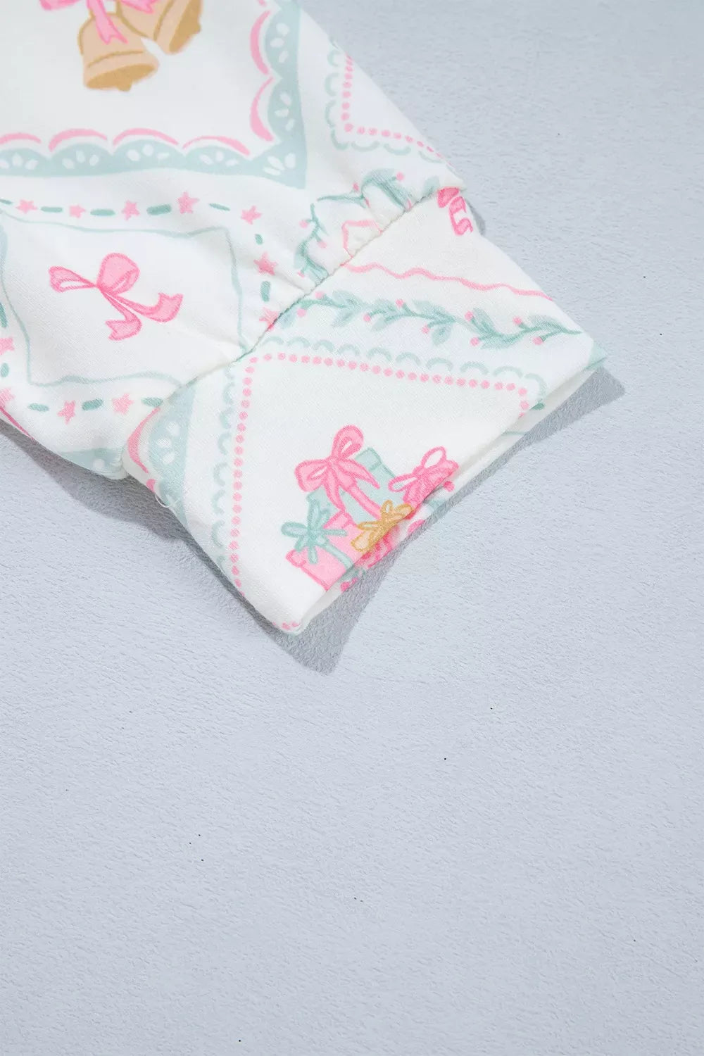 Women's Christmas Patchwork Top & Drawstring Pants Set — photo 11