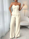 Thea Sweetheart Neck Tube Top and PantsSet — product view 2