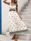 Dahlia Printed Wide Strap Midi Dress — product view 3