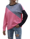 Elara Color Block Crewneck Sweatshirt — product view 4