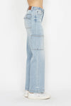 Judy Blue Wren High-Rise Straight Cargo Jeans — product view 6