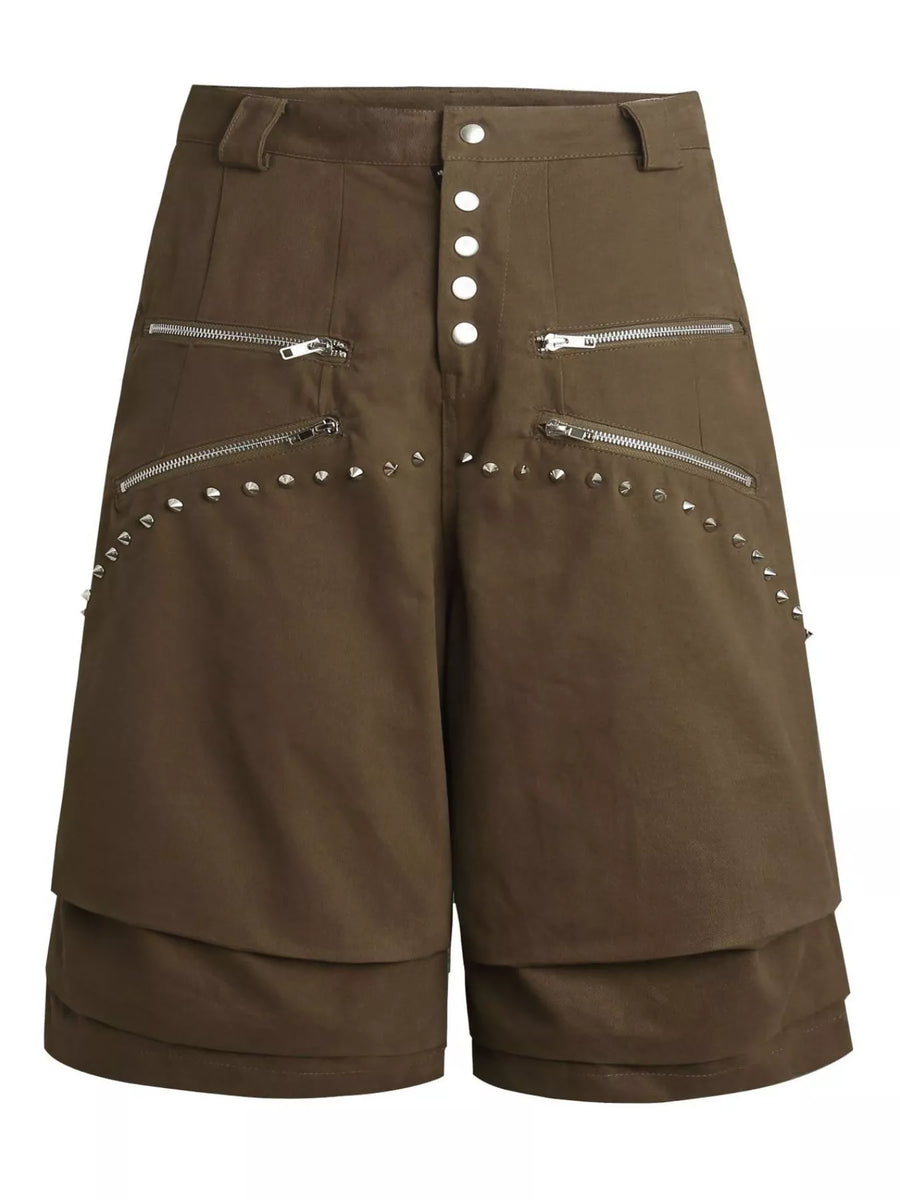 Voltage Studded Utility Shorts