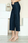 Judy Blue Sawyer Side Seam Braid Detail Crop Wide-Leg Jeans — product view 4