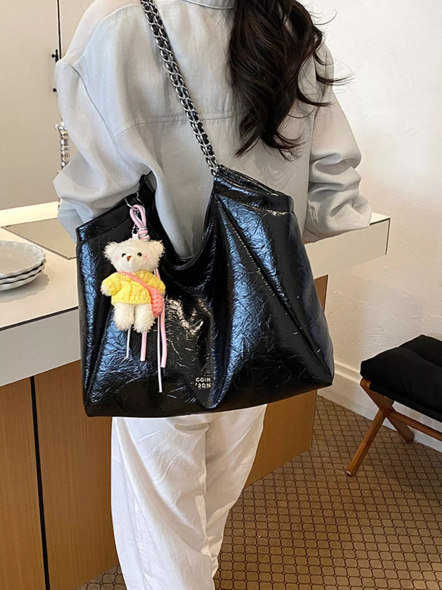 Large PU Leather Shoulder Bag