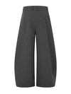 Ash Plaid Wide-Leg Trousers — color or detail view 2