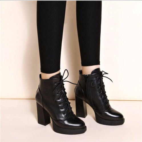 Men's British-Style Buckle Strap Low Shaft Boots | Round Toe Non-Slip Rubber Sole | Sizes 35–40
