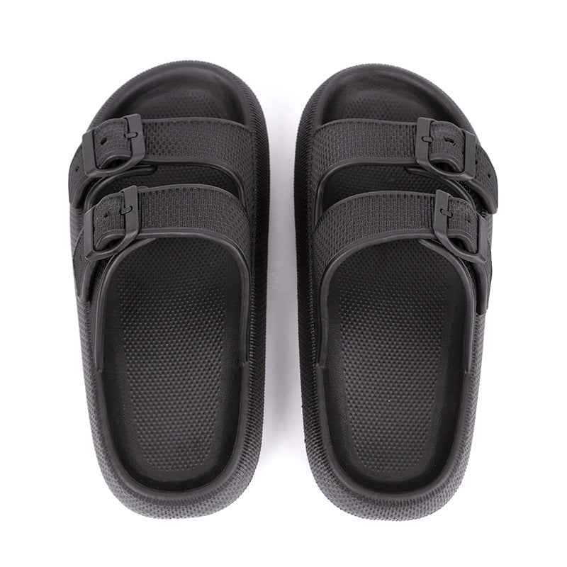 Women's Platform Buckle Sandals - Soft EVA Sole Summer Slippers