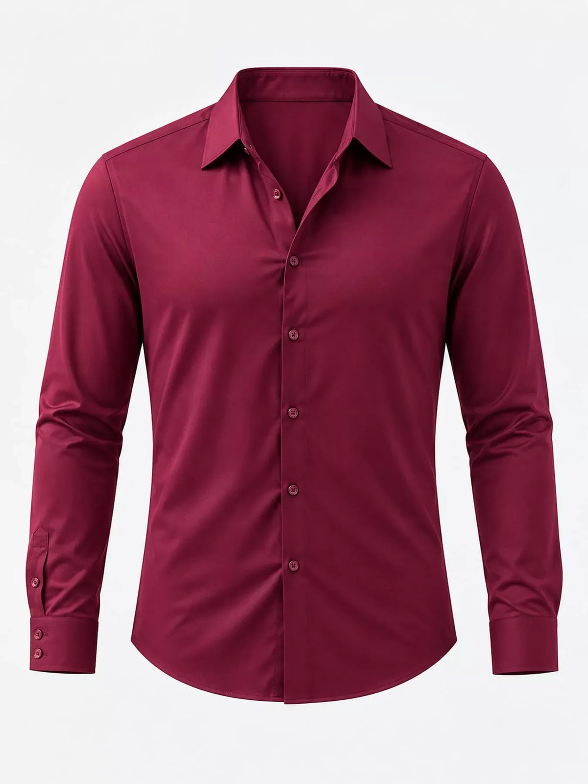Men's Slim-Fit Stretch Long-Sleeve Shirt — photo 9