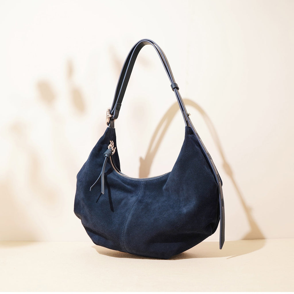 Women's High-Capacity Crossbody Bag – Matte Cowhide Leather Shoulder Bag
