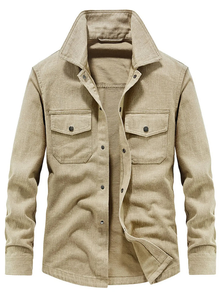 Men's Dual Chest-Pocket Shacket