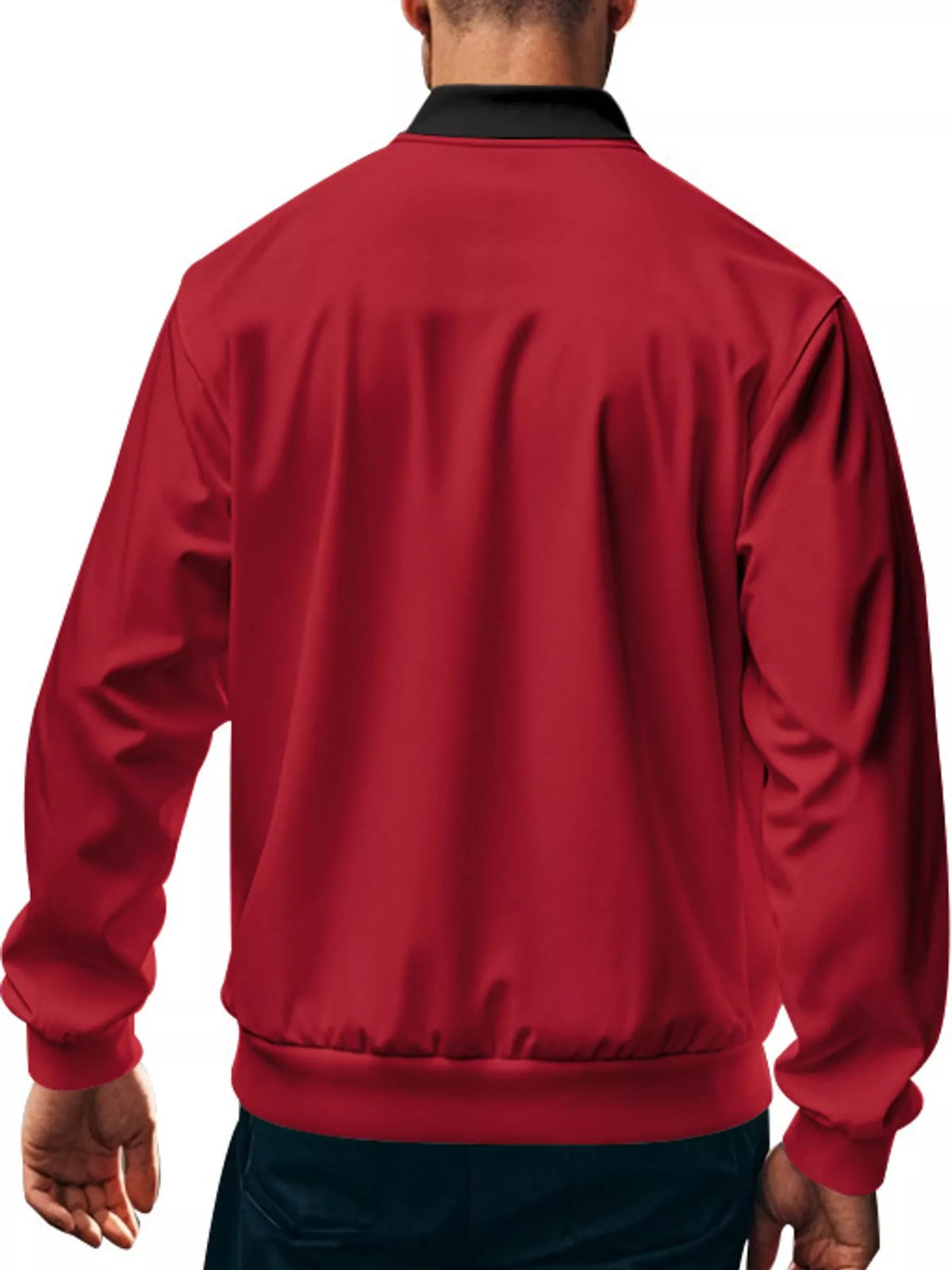 Men's Classic-Fit Zip-Up Bomber Jacket with Pockets — photo 38
