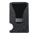 RFID Blocking Credit Card Holder - Aluminum Slim Wallet with Carbon Fiber Design