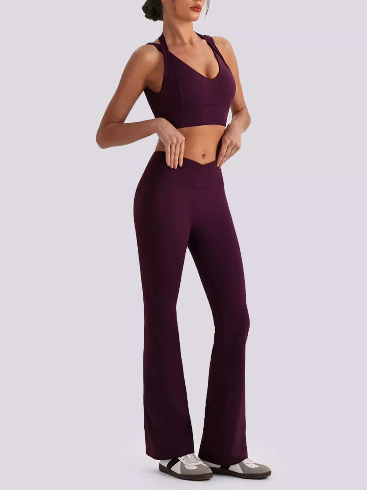 Seamless V-Neck Tank & Leggings Active Set