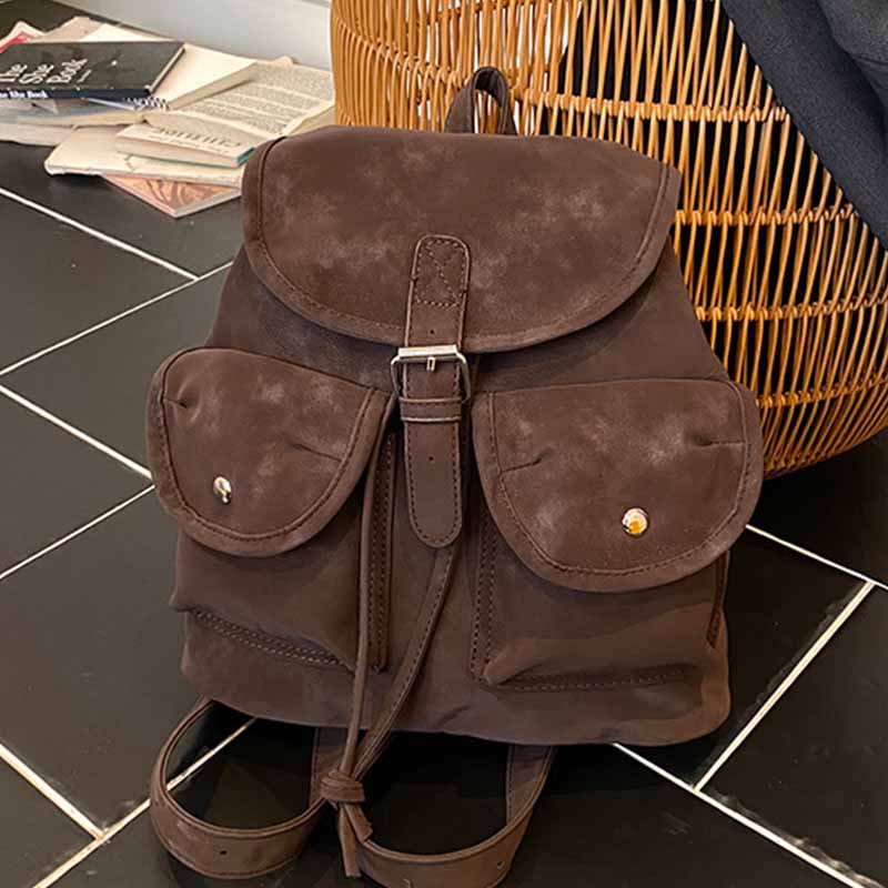 PU Leather Crossbody Bag for Women – Multi-Pocket Flap Shoulder Bag | Black, Khaki, Coffee, Brown