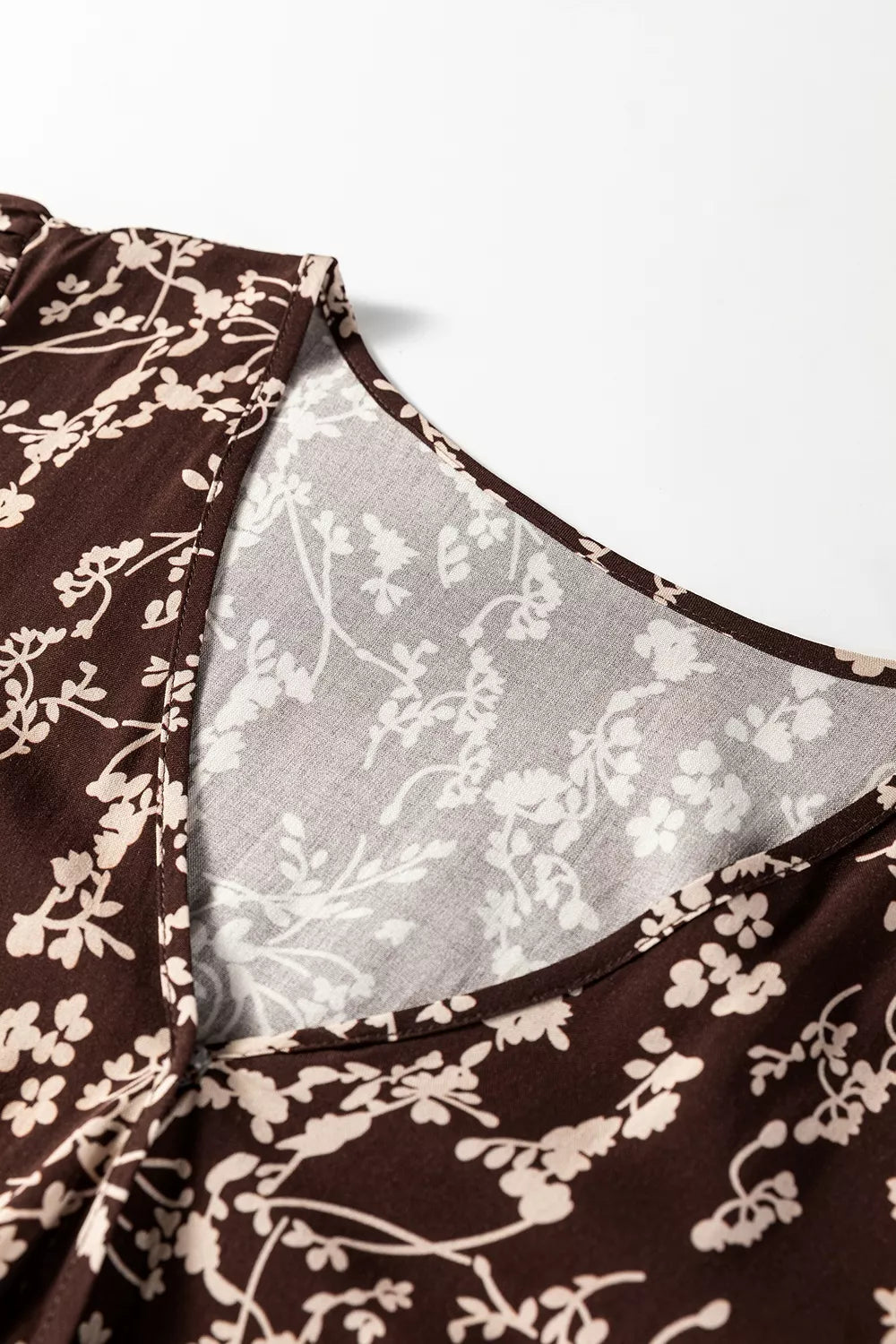 Floral Shirred-Waist Mini Dress