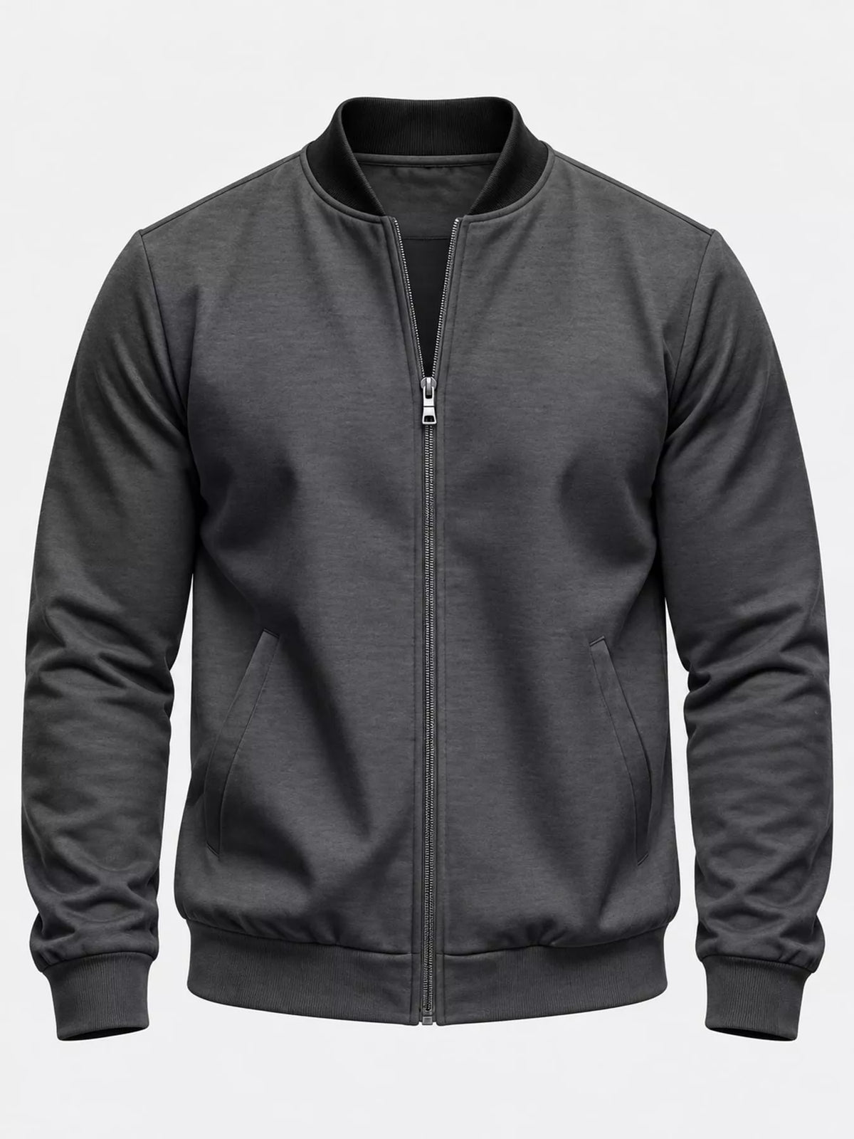 Men's Classic-Fit Zip-Up Bomber Jacket with Pockets — photo 54