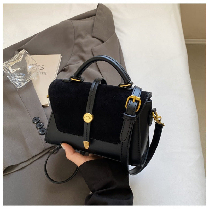 Women's PU Leather Crossbody Bag - Urban Minimalist Horizontal Rectangular Shoulder Bag with Adjustable Strap