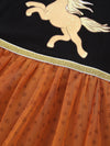 Storybook Horse Long-Sleeve Tulle Dress — product view 4