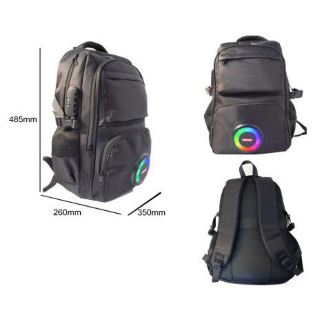 Bluetooth Speaker Backpack – Waterproof Rechargeable Outdoor Backpack with Built-In Speaker