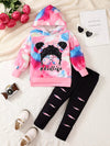 Scout Club Tie-Dye Graphic Hoodie & Pants Set — product view 1