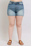 Judy Blue Addison High-Rise Star Seam Detail Denim Shorts — product view 12