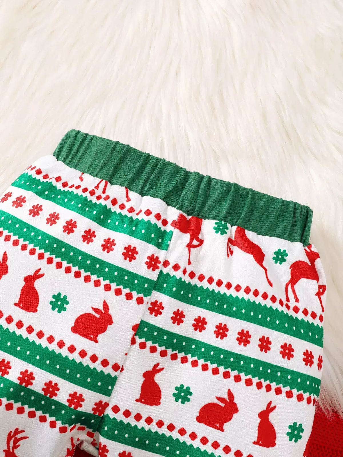 Baby Christmas Santa & Reindeer 3-Piece Outfit Set — photo 3