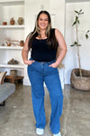 Judy Blue Rowan High-Rise Straight Jeans — product view 5