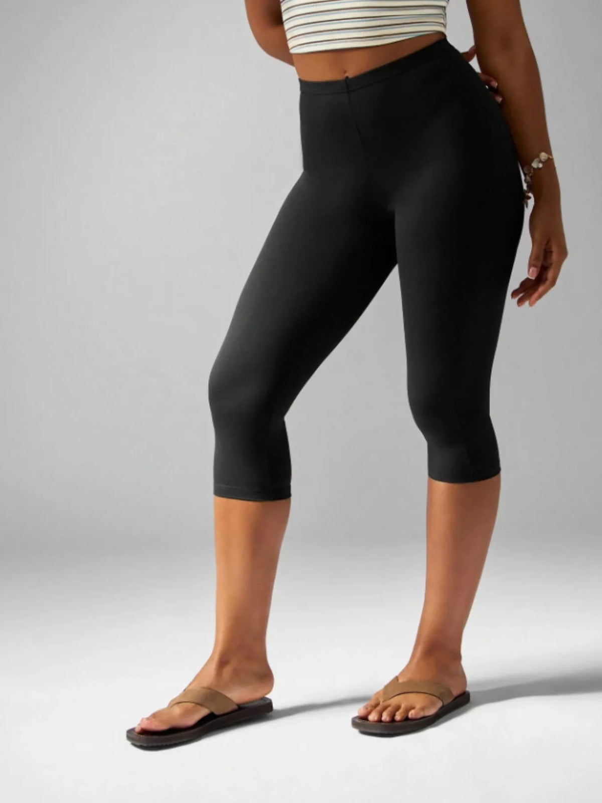 High-Waisted Capri Active Leggings