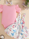 Adventure Club Ruffled Bodysuit and Dress Set with Headband — product view 7