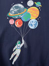 Moonbeam Astronaut Planet Graphic Crewneck Sweatshirt — product view 4