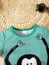 Storybook Monkey Striped Top and Shorts Set — product view 3