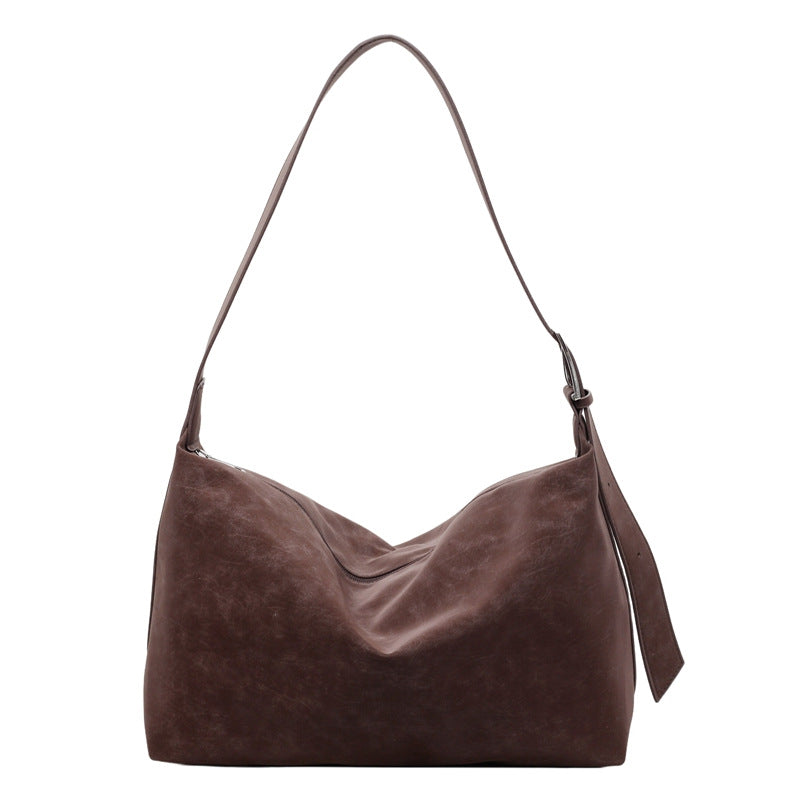 Women's Premium PU Leather Crossbody Bag - Minimalist Urban Style Shoulder Bag with Adjustable Strap